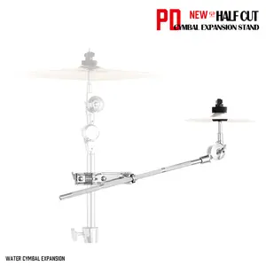 PD Half-Length Splash Cymbal Stand, Innovative Compact Drum Kit Accessory For Dynamic Splash Sound