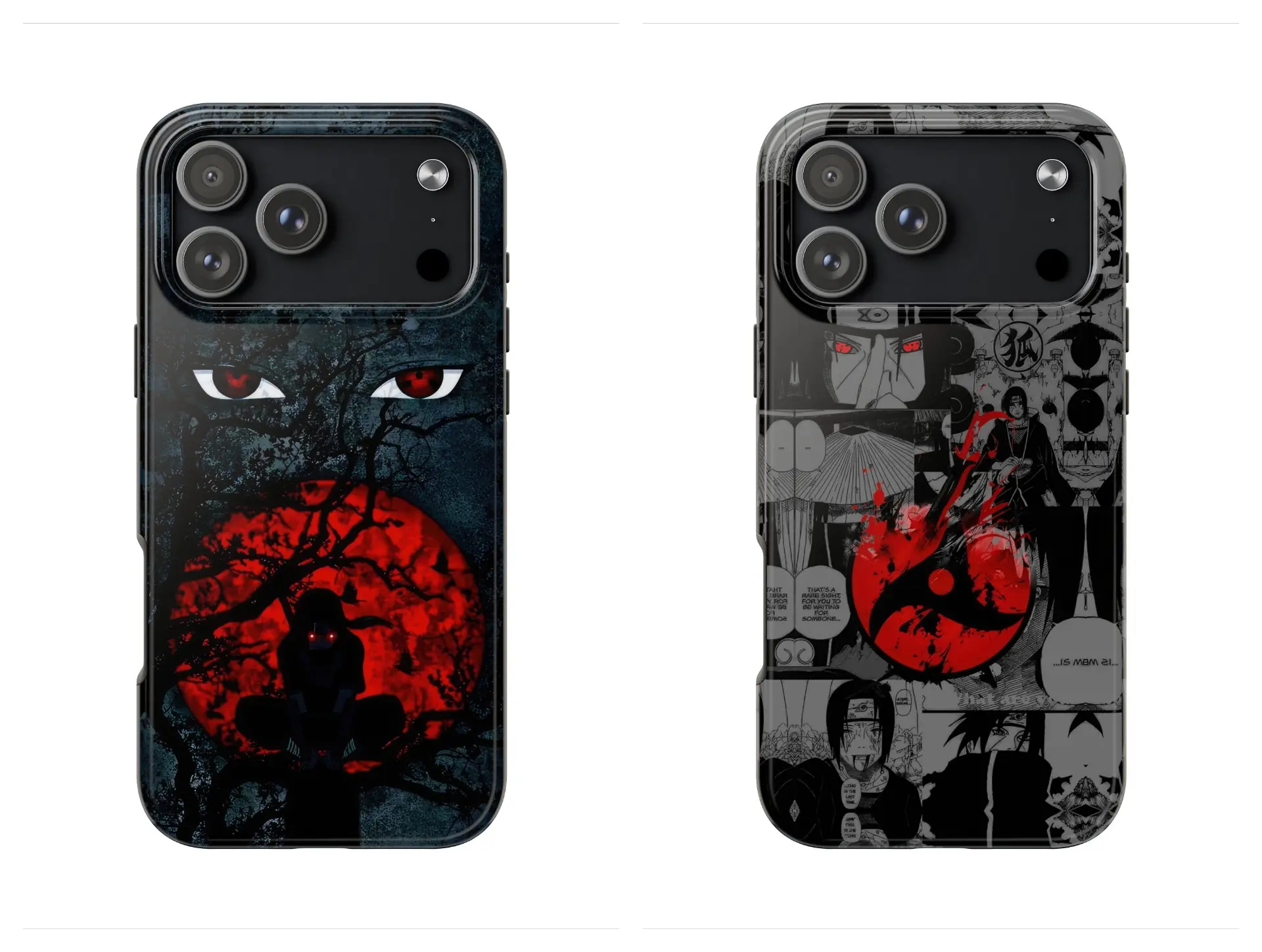 I-ItaCh!S Hard Phone Case, Durable Anime Protective Cover, Stylish Cellphone Accessory for iphone 17 pro max case Samsung Galaxy Google Pixel, Naruto Fan
