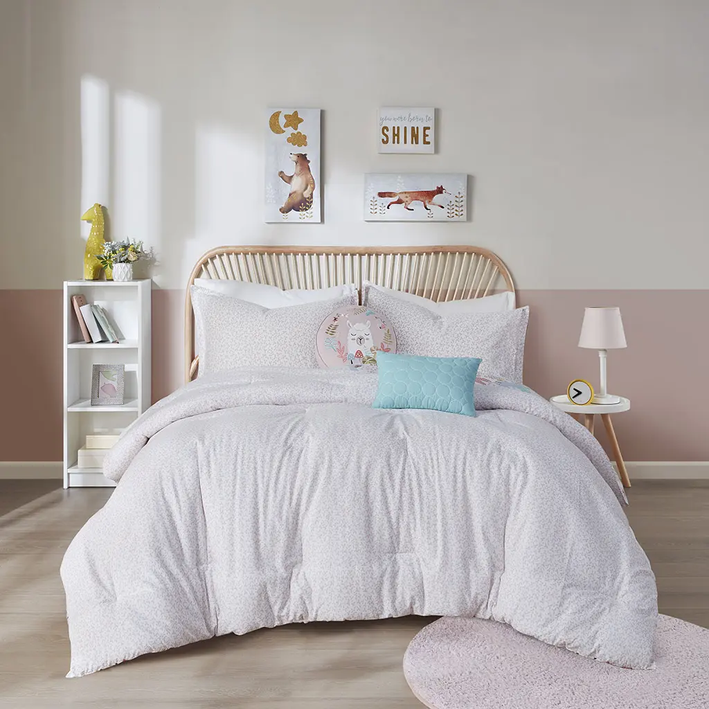 Woodland Animals Cotton Reversible Comforter Set