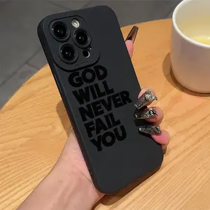 Creative Letter Pattern Phone Case, Casing, Anti-drop Cellphone Protective Case, Protective Shockproof Mobile Phone Cover for iPhone Smartphone, Accessories