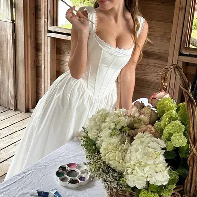 White Dress with Flowers Tj Maxx TikTok Shop