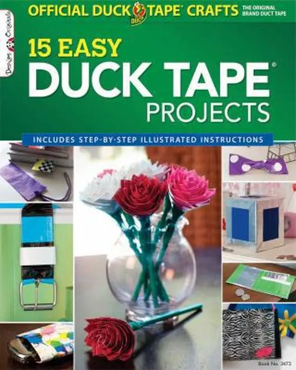 USED Book - The Official Duck Tape Craft Book, Volume 1: 15 Easy Duck Tape Projects by Shurtech Brands LLC (Paperback) - english