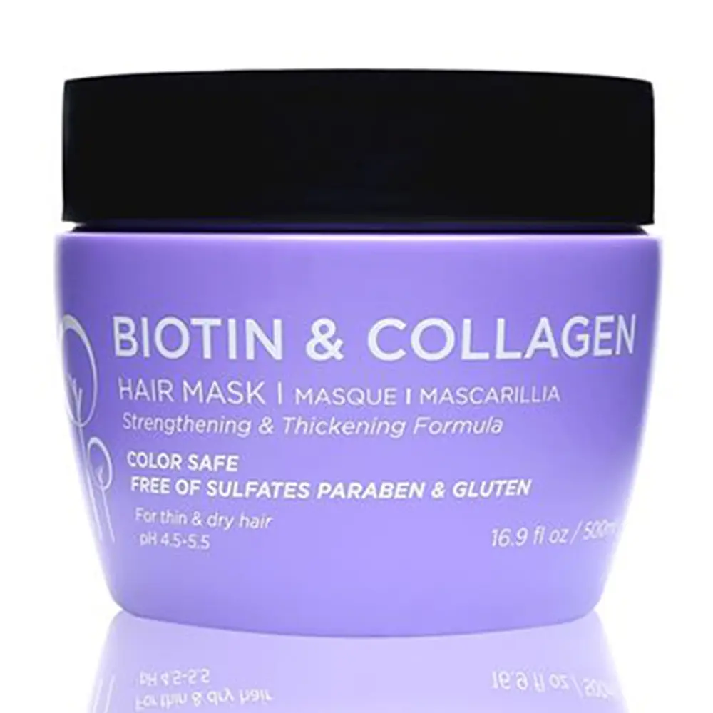 Luseta Strengthening Hair Masque with Biotin Deep Treatment, Miracle Repair for Dry, Damaged, & Frizzy Hair, 16.9 Ounces