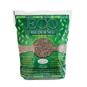 ECO BEDDING 99% Dust Free Paper Bedding for Small Pets and Birds, Eco Natural, 3 lb (Expands to 60 L)