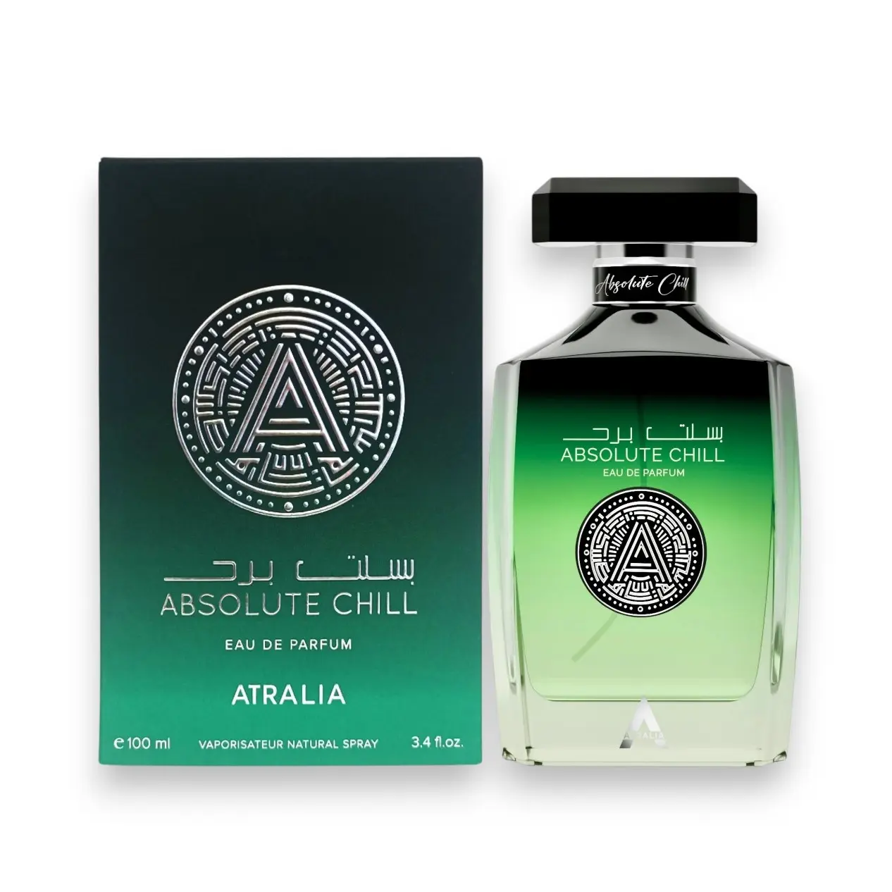 Atralia | Absolute Chill | Unisex Fragrance | 100 ML - 3.4 OZ | Eau De Parfum | Orange - Green lemon & Mint