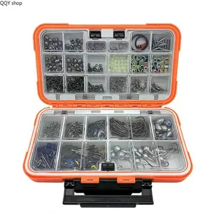 410Pcs Fishing Lure Accessories Kit, Multifunctional Fishing Tackle Set with Rubber Beads,fishing bait lures girl Swivels and Connectors, Durable Universal Fishing Gear, Complete Terminal Tackle for Lure, Rock and Sea Fishing for Anglers