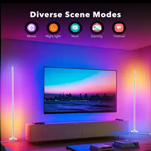 DAYBETTER New Smart LED Ambient Lights | 16M Colors+Music Sync | 3-Way Control | No-Tool Setup | Bedroom/Living/Gaming Room