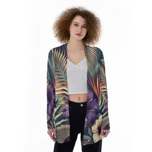 Women's Cover Up With Pocket -- Tropical Dusk Harmony
