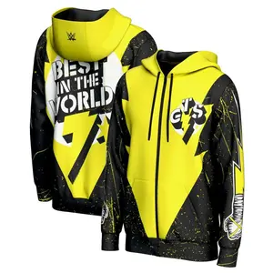 CM Punk GTS Black Zip Hoodie, Go To Sleep Graphic Jacket, BITW Saint Streetwear, Voice Of The Voiceless Wrestling Apparel Gift For Fans