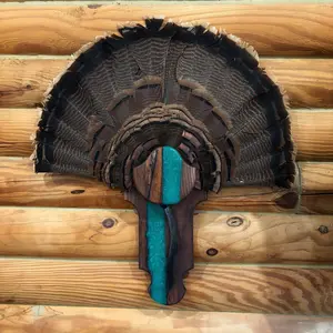 Epoxy Turkey Fan Plaque