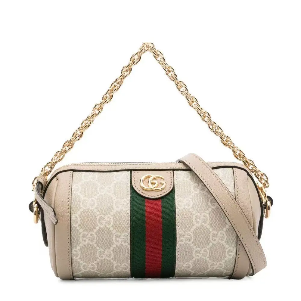 Pre-owned GUCCI Canvas Shoulder Bags Ophidia Mini Shoulder Bag Z 1528