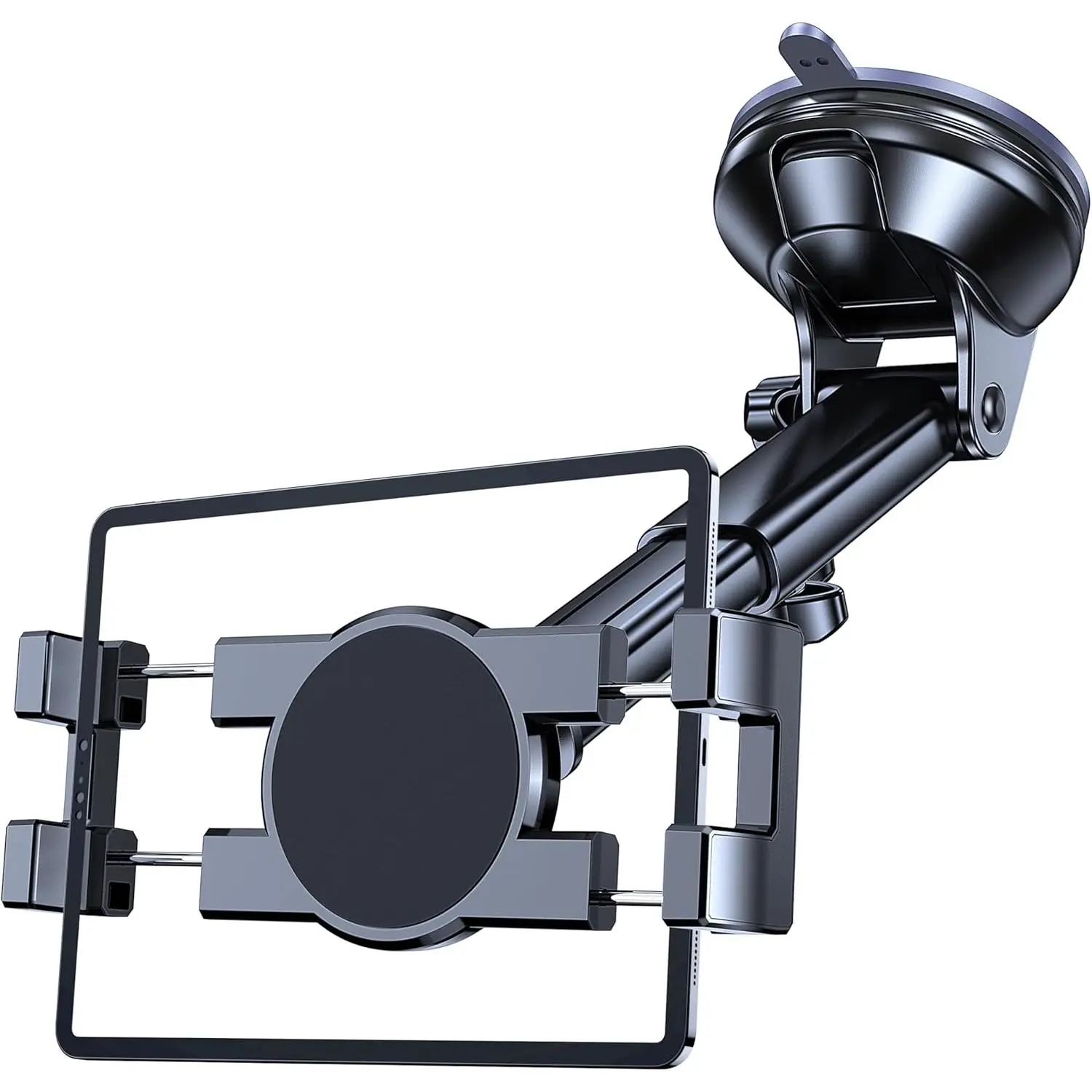 Tablet Holder for Car ipad Holder for Car[Windshield+Dash]Suction Cup ipad Mount for Truck Stand[360° Tablet Car Mount Holder for All 4.7"-12.9" Apple iPad Samsung Galaxy Tab