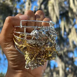 Silver and Gold 10 PC Bracelet Bundle
