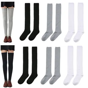 6 Pairs Extra Long Socks Set,Long Boot Stockings Thigh High Socks for Women Girls,Warmer High Socks for Daily Wear,Cosplay,Citywalk,Halloween Christmas Party Gifts,Hand Tools Kits