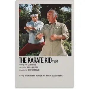 80s Classic Movie The Karate Kid 1984 Poster (16) Art Poster Canvas Painting Decor Wall Print Photo Gifts Home Modern Decorative Posters Framed/Unframed 08x12inch(20x30cm)