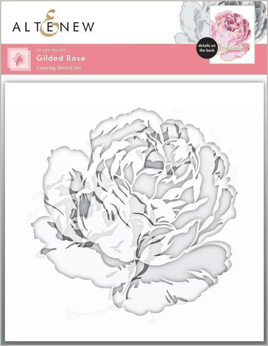 Gilded Rose Layering Stencil Set (4 in 1)