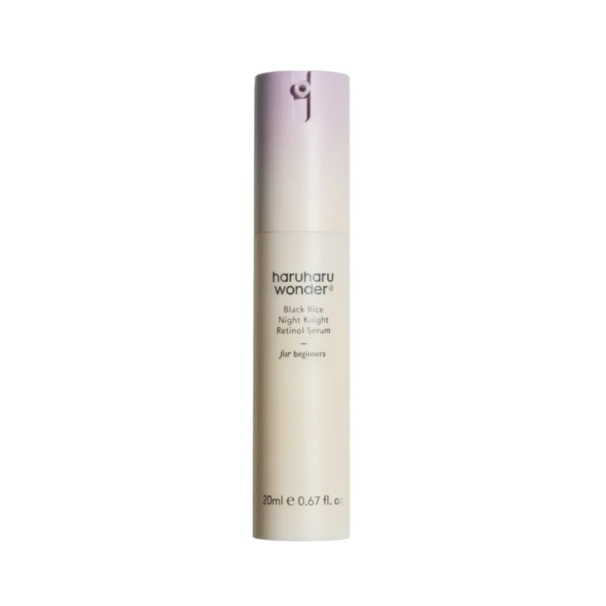 [haruharu wonder] Black Rice Night Knight Retinol Serum 20ml - Retinol, Ceramide NP, Adenosine, Sunflower Seed Oil, Fermented Black Rice, Patented Bakuchiol, Refining & Smoothing, Firms Skin, Reduces Fine Lines, Hydrating Formula