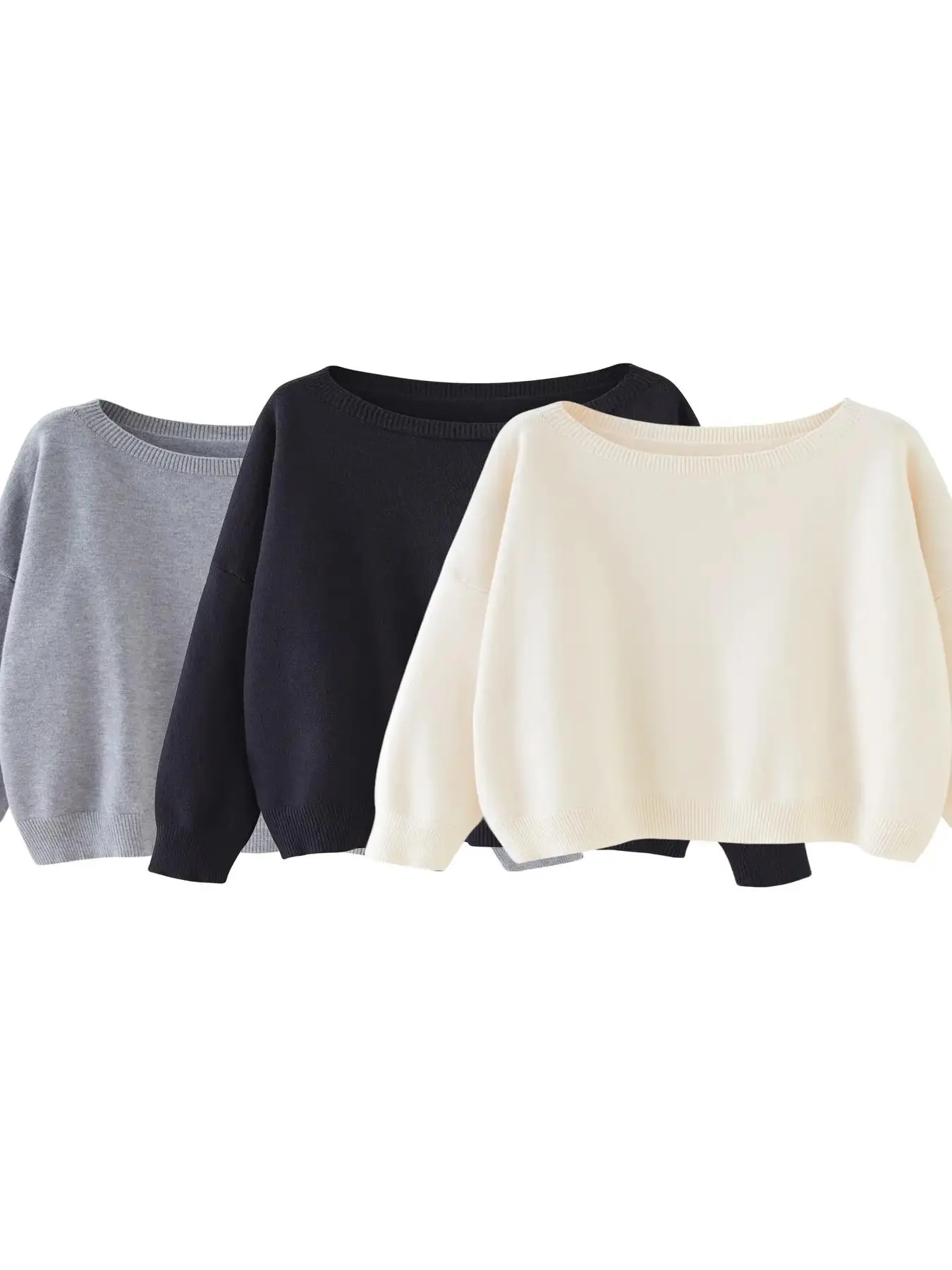 Gray*1 pc+Black*1 pc+Cream*1 pc