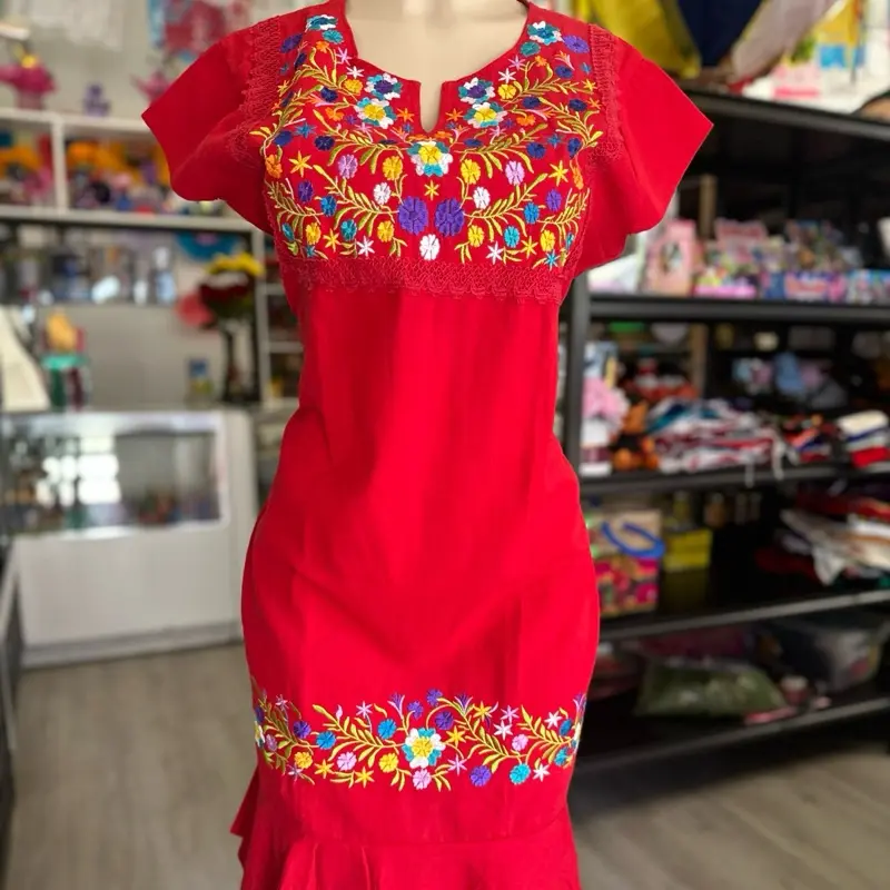 Amazing Tradicional Mexican Dress Size Large