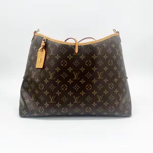 Pre-owned Louis Vuitton Monogram Shoulder Bags LV Carryall MM Brown