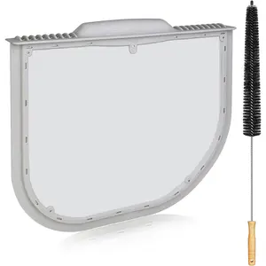 5231EL1001C Lint Filter Replacement for  and Kenmore Dryers, Rim with Felt Seal, Ultra Durable Lint Screen  with Dryer Vent Lint Brush