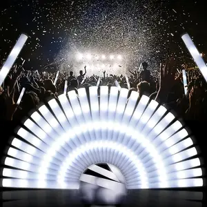 MICRENCY A LED Foam luminous rod, White glow stick, night light party supplies,Suitable for wedding parties, holiday parties, music festivals, event cheering, holidays, family party celebrations, and glowing party decorations