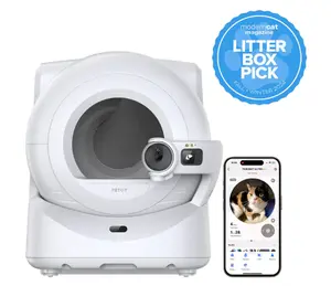 PetKIT Purobot Ultra Smart Self-Cleaning Litter Box for Cats - Triple Deodorization, 10L Waste Bin, Early Disease Pre-Screening