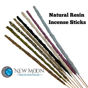 Handmade Incense Sticks - Multiple Scents to Choose From! - Herbal Stick Incense - Smoke Cleansing - Aromatherapy - Meditation Incense
