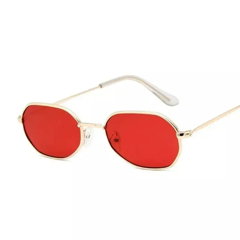 Red Brand Designer Vintage Oval Sunglasses: Elevate Your Retro Chic Style