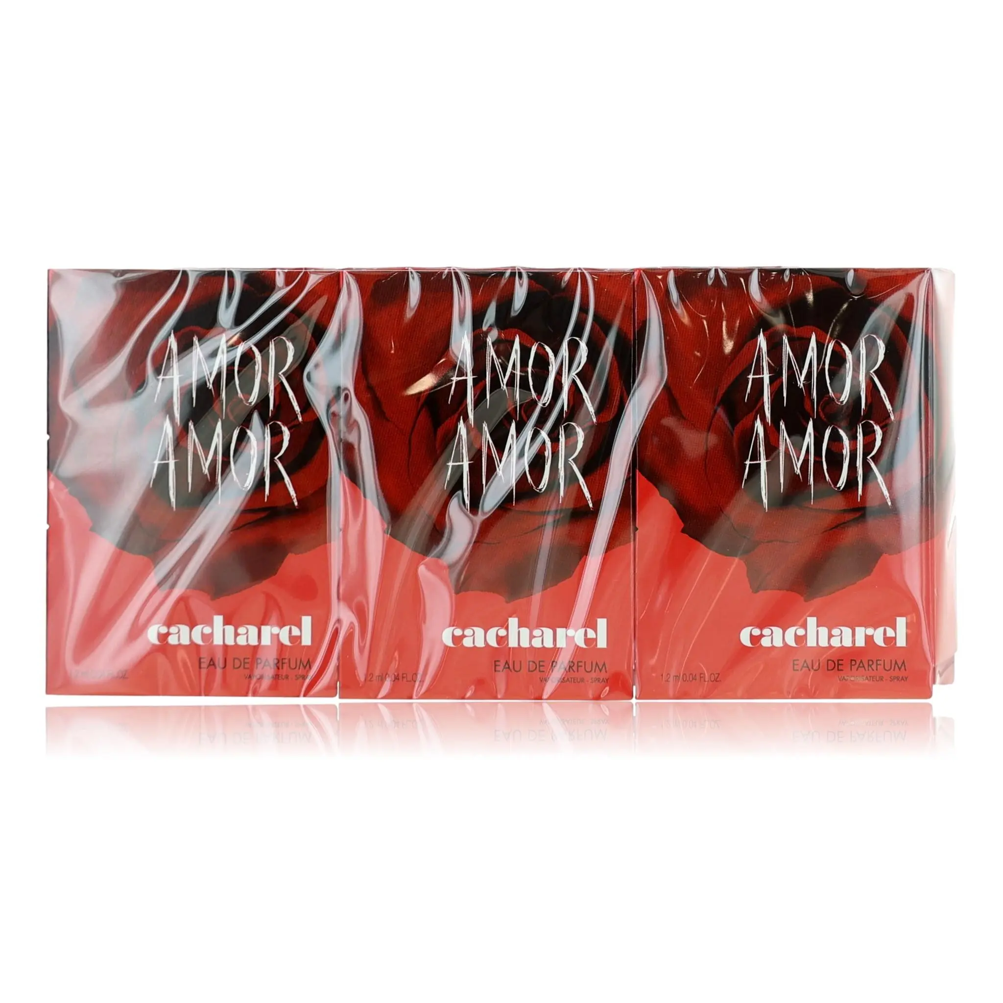 Women's Amor Amor by Cacharel Sparkling Fruity EDP Sprays - Set of 12 (0.04oz Each, Total 0.48oz) Fragrance Set