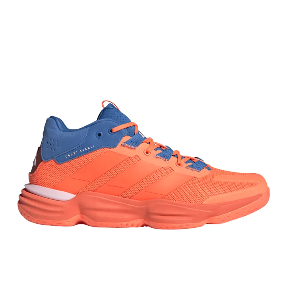adidas Mens Court Stabil Indoor Volleyball Sneakers Shoes - Orange