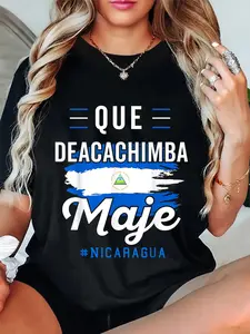 100% Cotton Nicaragua Flag T-Shirt Nicaraguan Nicoya Pinoleros Nica T-Shirt