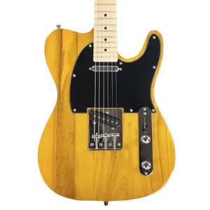 Sawtooth ET Alder Series Electric Guitar, Butterscotch with Black Pickguard