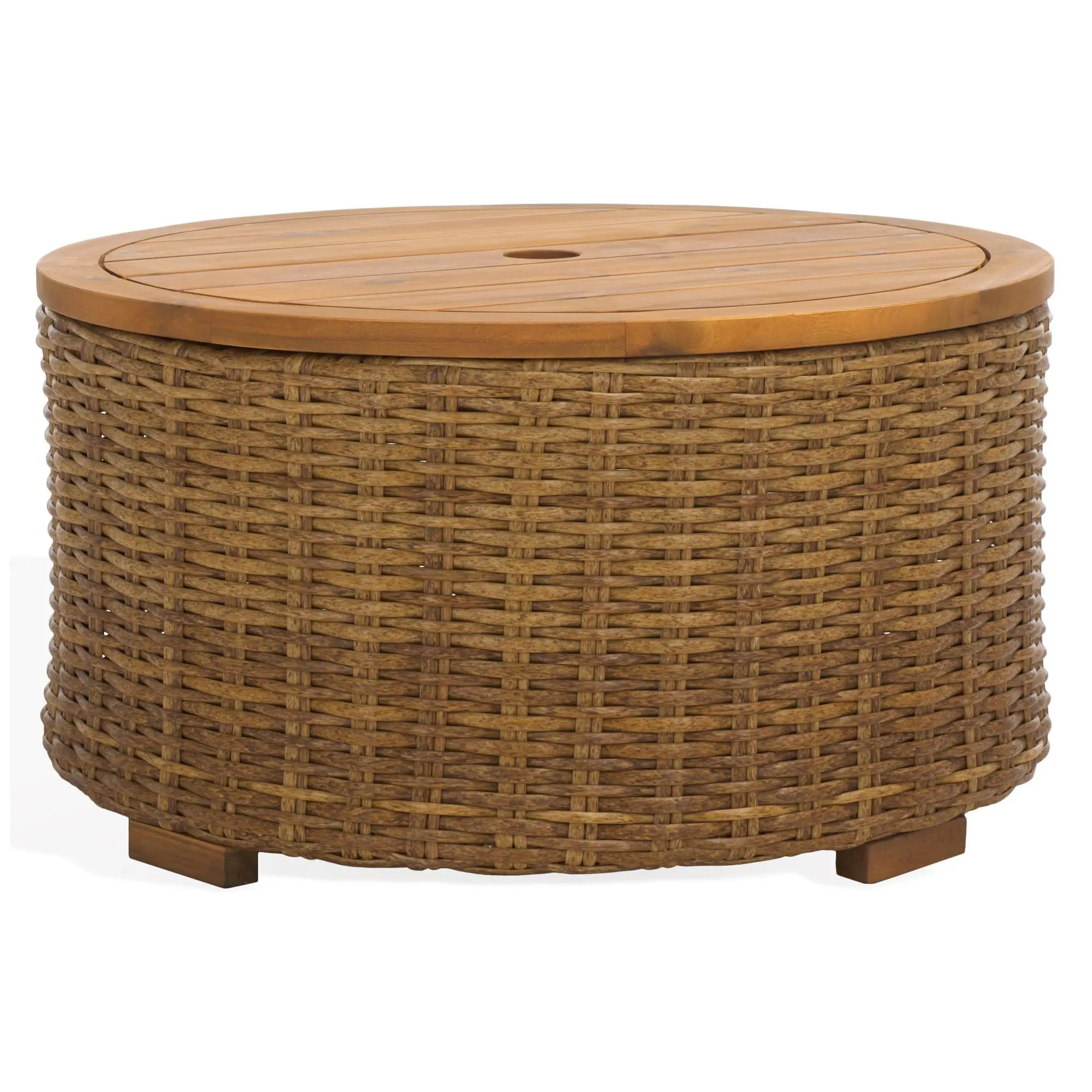 Anguilla Wicker Coffee Table by Valerie Anguilla Wicker Coffee Table by Valerie