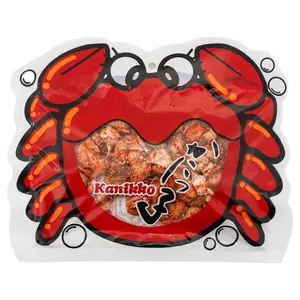New !!! Okabe Kanikko Fried Japanese Crabs Crunchy Gourmet Snack 2.3oz (65g) Snack Size, 1 bag