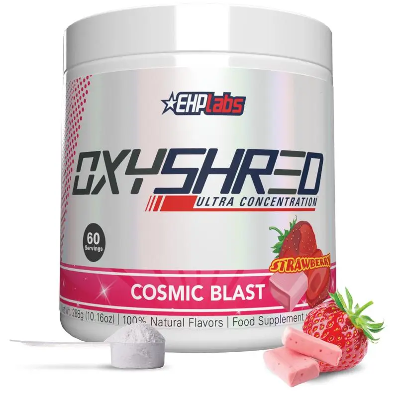 nutriFit OxyShred Ultra Concentrate Pre Workout Powder - 33 Serves, 150mg Caffeine Per Scoop, Sugar-Free, Vegan-Friendly, Gluten-Free, Clean Natural Energy Fitness Supplement for Men & Women