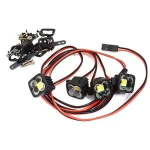 Realistic Bright Spot LED (1x4) Light Set for 1/10 Off-Road Vehicles