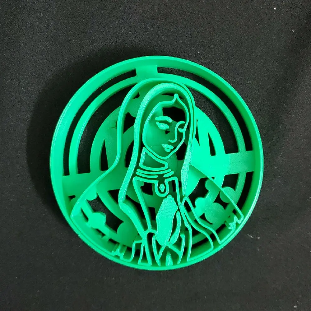 Concha and Cookie Stamps Virgin Mary Design
