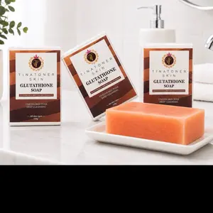 Tina toner Gluthaione Shea Face & body wash bar soap Body Care Smooth