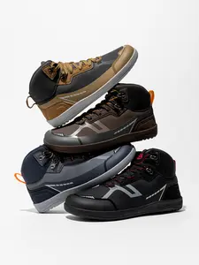 HOBIBEAR Spring/Autumn New Wide-Toe Casual Shoes Unisex Mid-Top Sneakers Walking Shoes