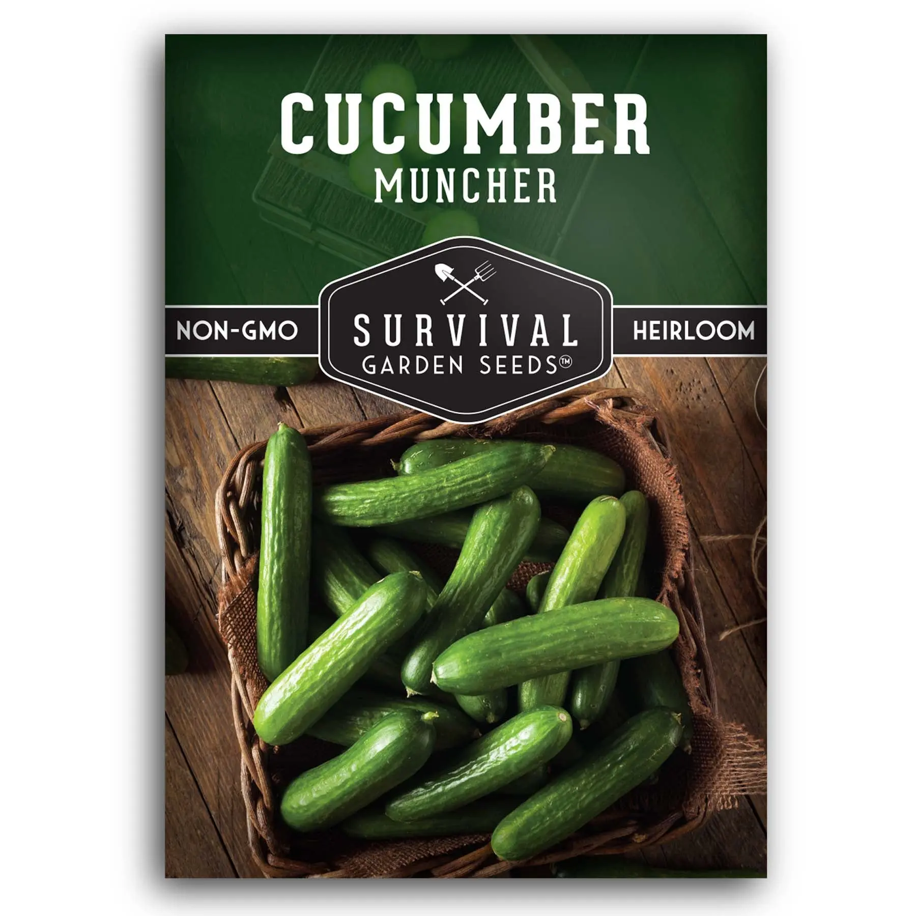 Muncher Cucumber Seeds - Burpless Cucumber