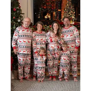 PATPAT Family Christmas Pjs Matching Sets Xmas Holiday Jammies Christmas Pajamas Sleepwear
