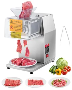 VEVOR Meat Cutter Machine,  850W Meat Slicer, 551 lb/h Commercial Meat Cutting Machine Stainless Steel, 5 mm Thickness, Detachable Blades, Electric Food Slicer for Home Kitchen Restaurant Supermarket