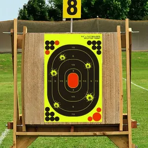 9.5x14.5-Inch Paper Shooting Targets, 20/50pcs Hunting & Outdoor Training Accessories for Bow-and-Arrow Practice