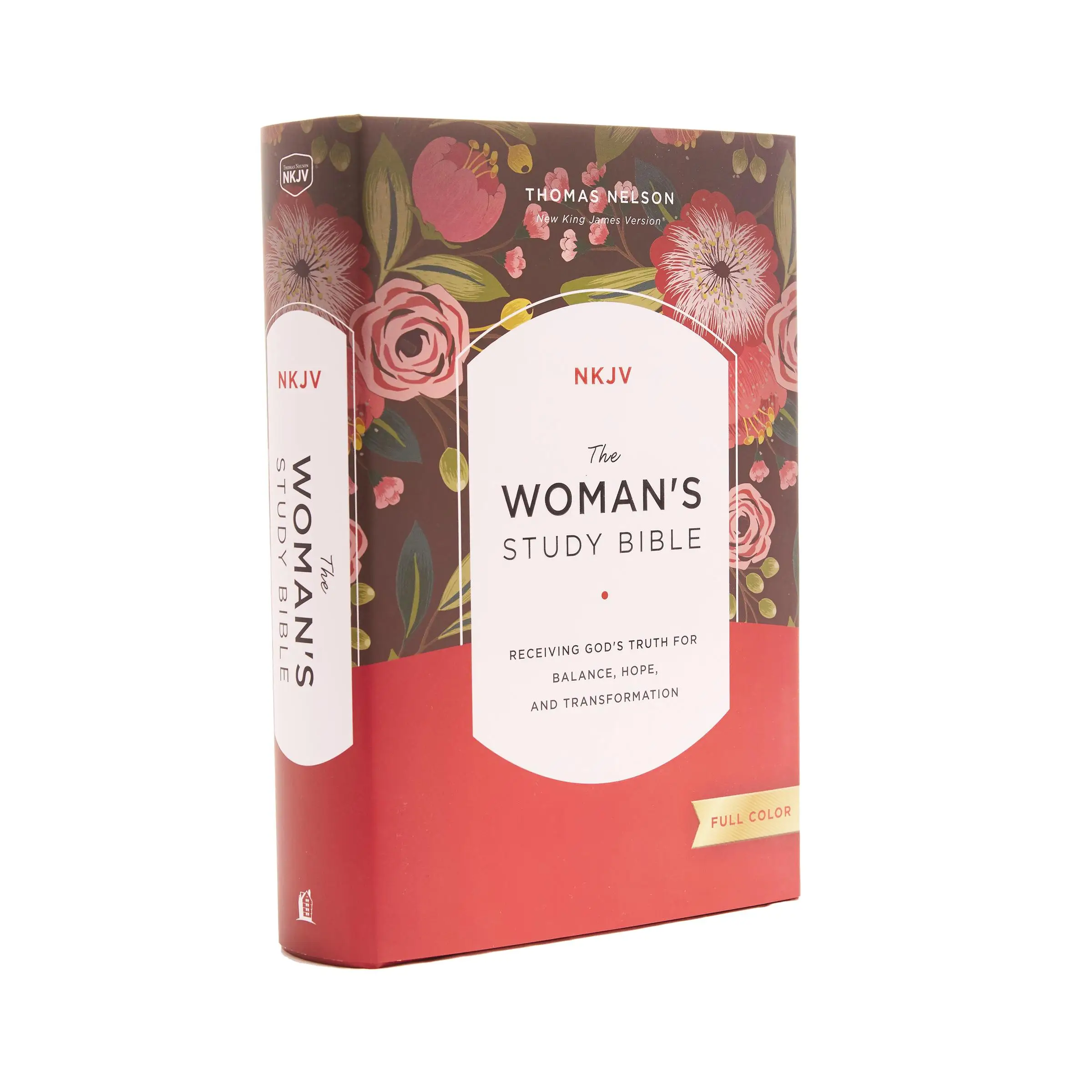 NKJV, The Woman's Study Bible, Hardcover, Red Letter, Full-Color Edition: Receiving God's Truth for Balance, Hope, and Transformation by Dorothy Kelle