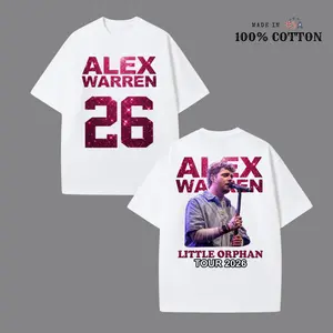 Alex Warren Music Album Song Inspired Tour 2026 Shirt, Pop Singer Fan Merch Graphic Tee, Vintage Aesthetic Concert T Shirt, Unisex Oversized Cotton Tee