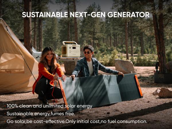Jackery Solar Generator 1000 100W Air – High-capacity solar lithium battery with stable AC output, ideal as emergency backup for snowstorms, storms, power outages and off-grid scenarios, plus fast delivery service.