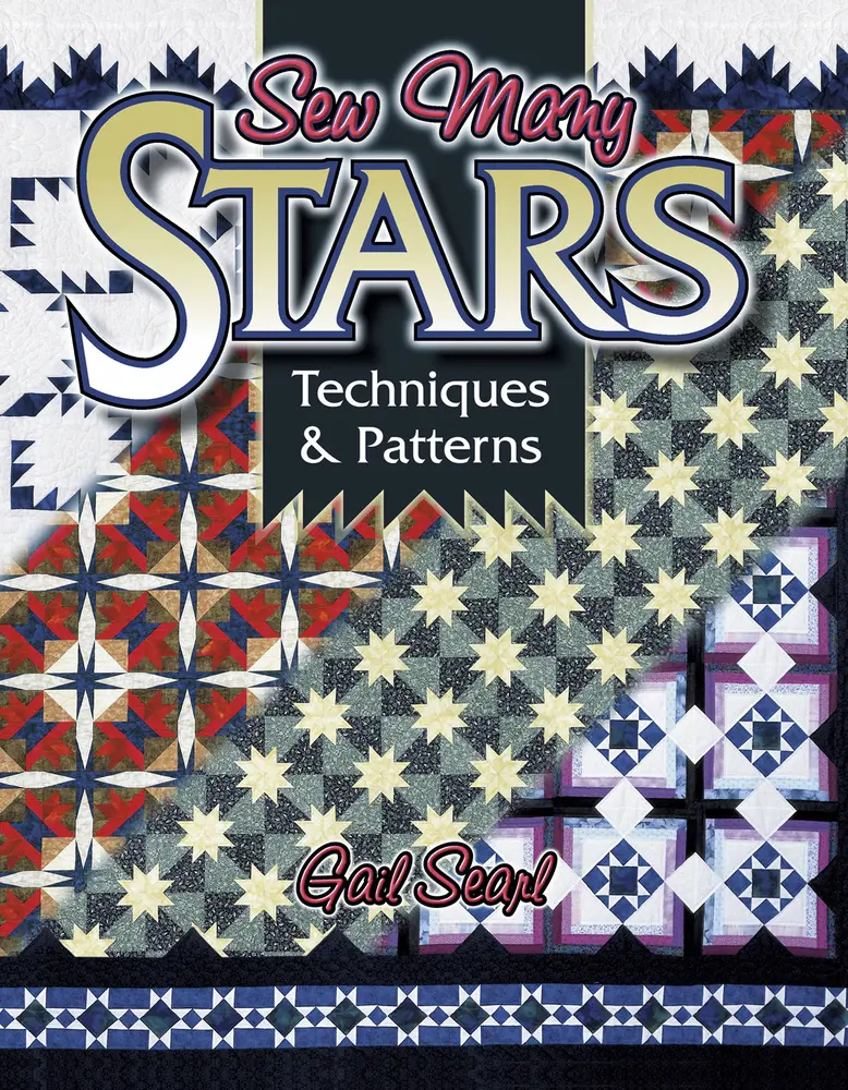 USED Book - Sew Many Stars: Techniques & Patterns by Gail Searl (Paperback) - english