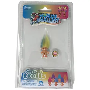 World's Smallest Trolls - Multi Colored Hair