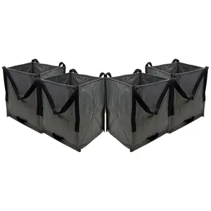 DuraSack Set of (4) 22-Gallon Heavy Duty Home &Yard Totes